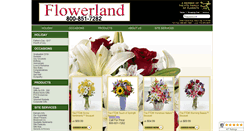 Desktop Screenshot of flowerlandofsiouxcity.com